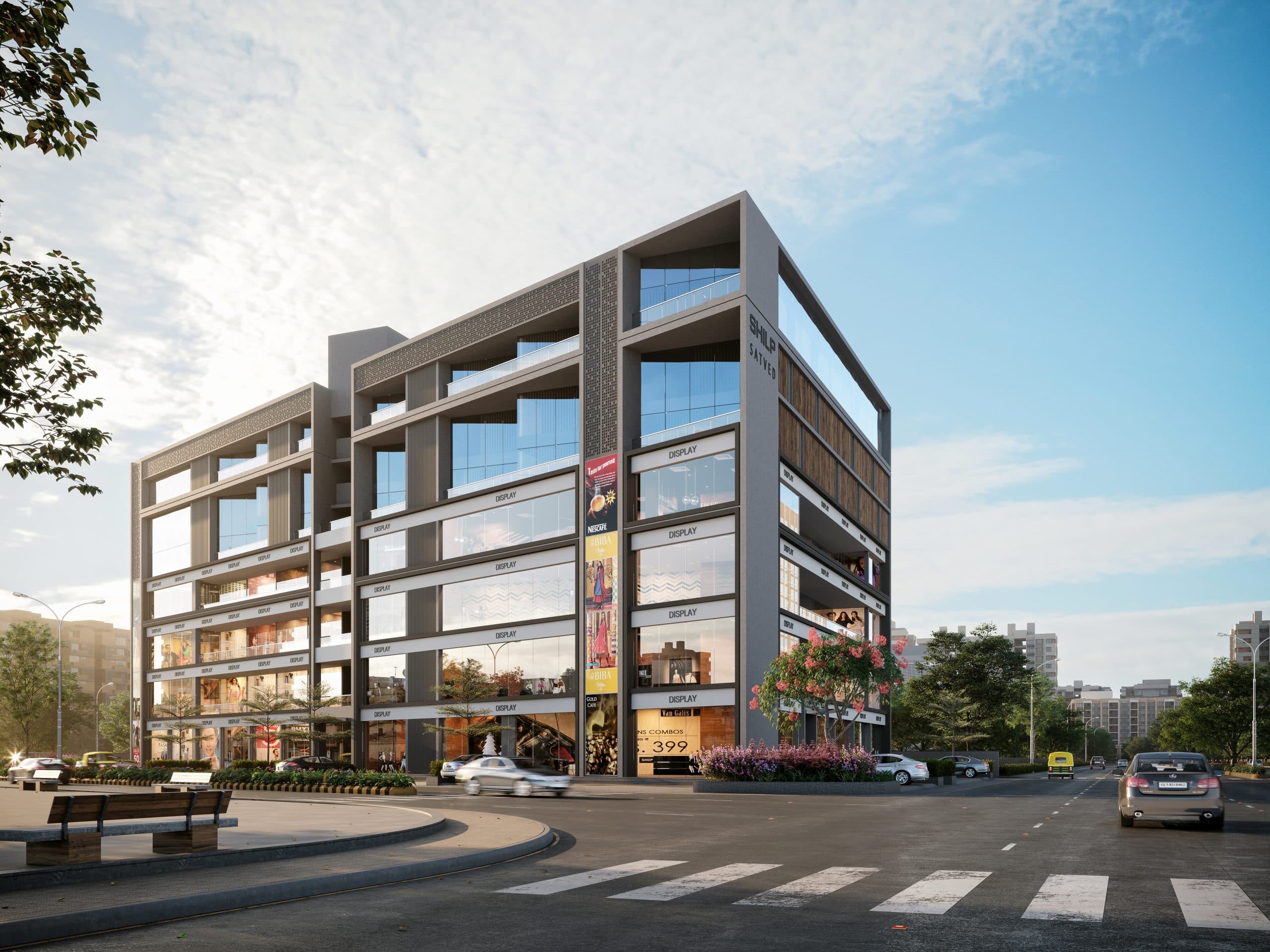 2504 Sq.FT Showroom Second Floor for Sell in Sindhubhavan Road Ahmedabad