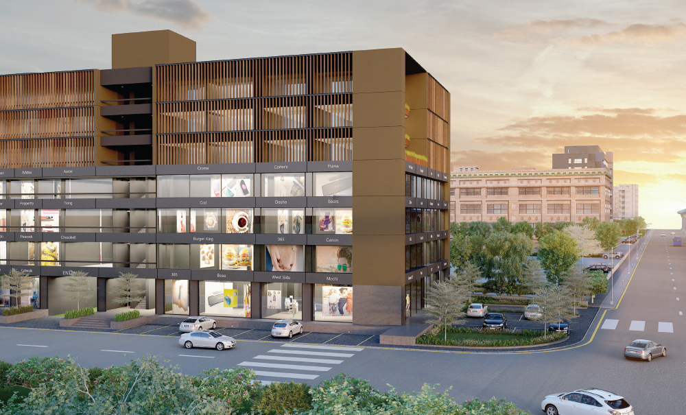 5493 Sq.FT Showroom Ground Floor for Rent in Memnagar Ahmedabad