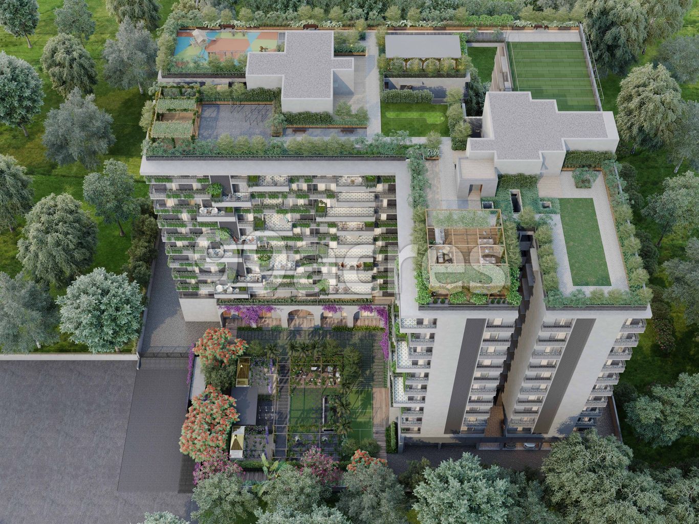 4 BHK 4300 Sq.FT Residential Flat for Rent in Thaltej Ahmedabad - Media 11