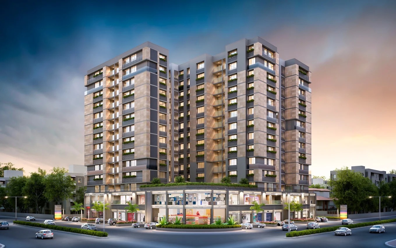 OFFICE 1032 Sq.FT Commercial Office for Sell in Jodhapur Village Ahmedabad