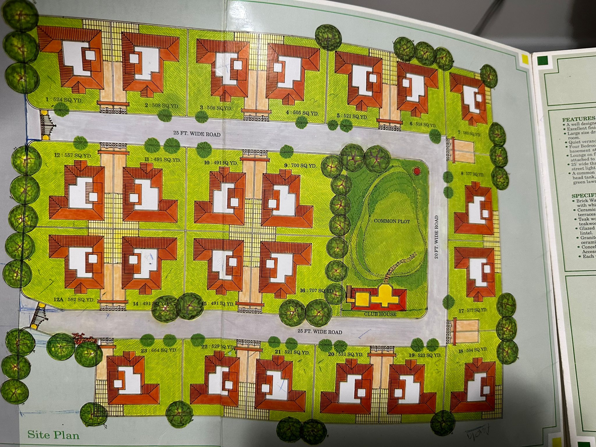 4 BHK 491 Sq.YRD Residential Bunglow for Sell in Thaltej Ahmedabad