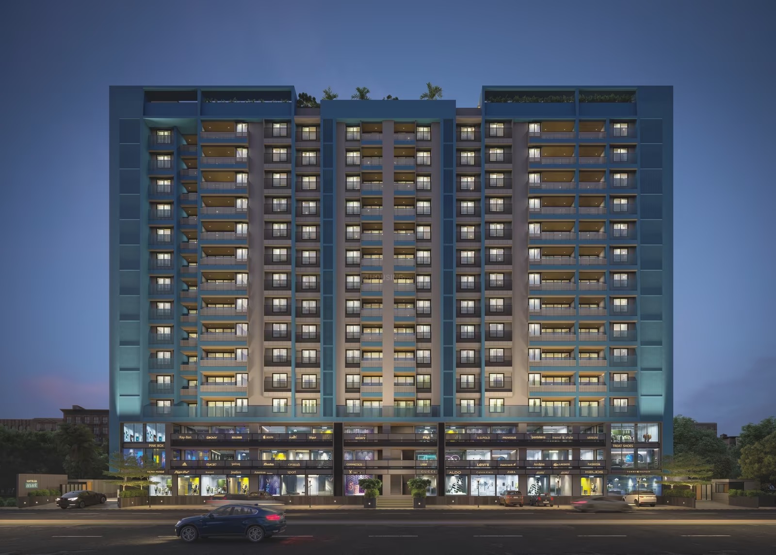 FIRST FLOOR 513 Sq.FT Showroom First Floor for Sell in Naranpura Ahmedabad