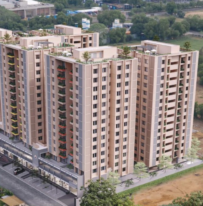 GROUND FLOOR 888 Sq.FT Showroom Ground Floor for Rent in Bopal Ahmedabad